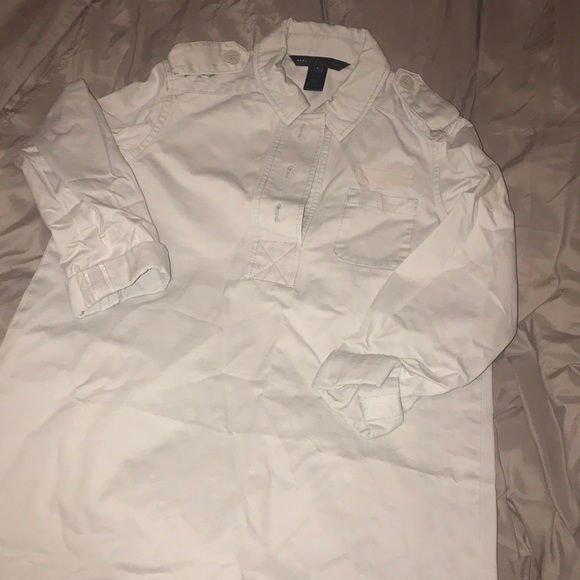 marc by marc jacobs manatee grey safari dress - Picture 2 of 8